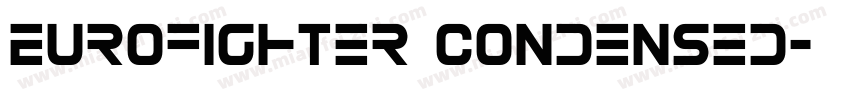 Eurofighter Condensed字体转换